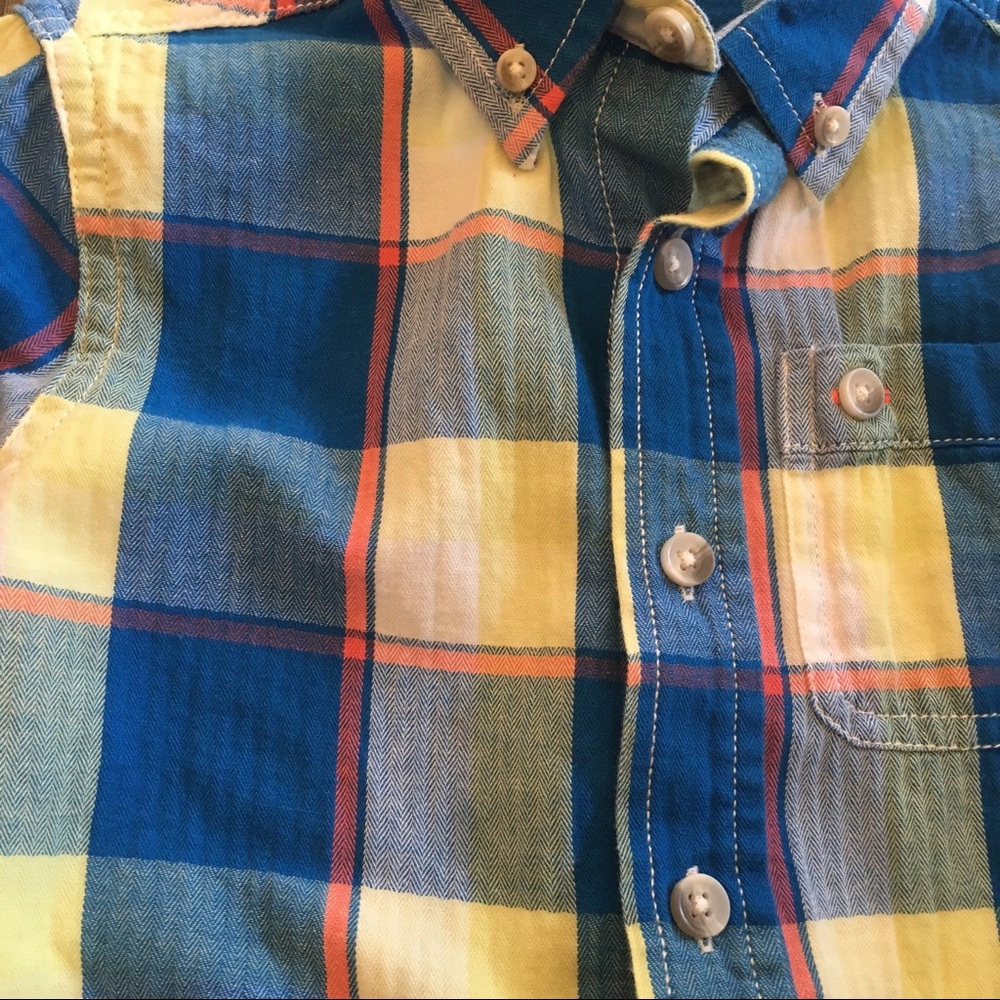 Cat & Jack Spring Button Down Oxford Shirt 4/5 - Picture 4 of 5